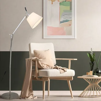 Nordic Modern Designer Long Arm LED Floor Lamp Office Study Adjustable Wall Table Light Reading Simplicity Home Decoration Art 2
