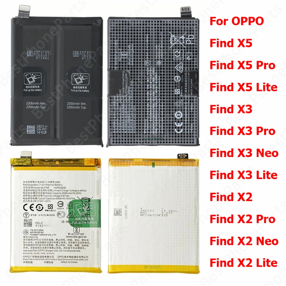 Batterie Premium Pour OPPO Find X5 Pro (BLP889) – Neuve Sous Blister