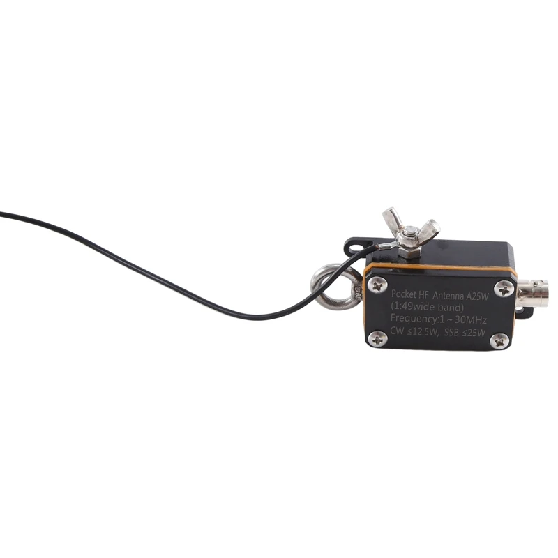 Pocket HF Shortwave Antenna A25 1-30Mhz Inverted V Horizontal Balun Long Line