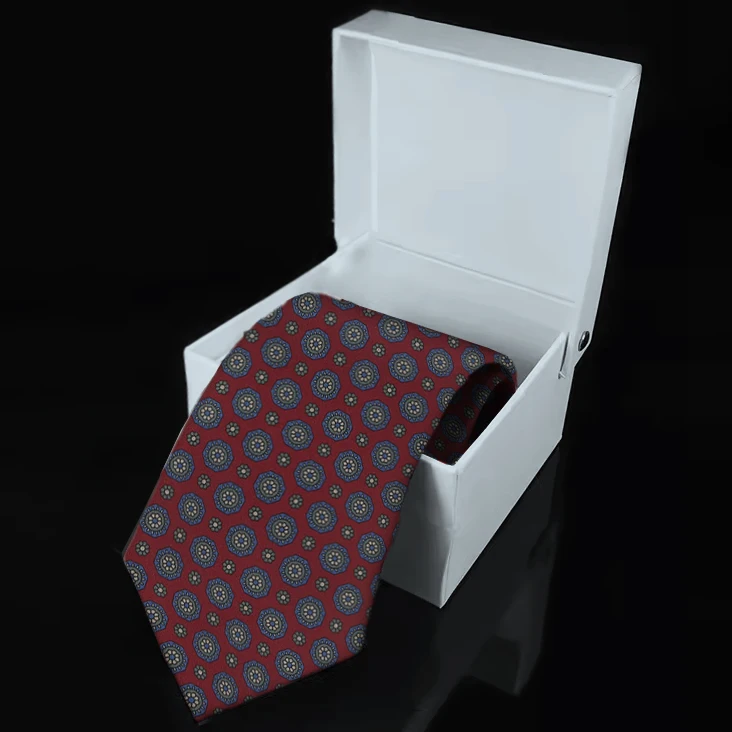 Heißer Verkauf: Elegante Polyester-Krawatten mit Box – Paisley-Krawatten für Hochzeiten, Partys, Alltag, Hemden, Anzüge, Accessoires, Dekoration, Geschenke