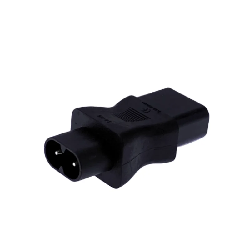IEC 320 C8 male to C13 3Pin female power adapter, C13 to c8, C8 IEC 3Pin Female 2Pin Male