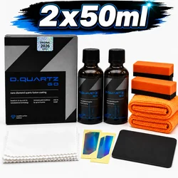 Nano Diamond Quartz Fusion Ceramic Coating Kit for Car Care - Enhanced Protection & Gloss Boost (Black)