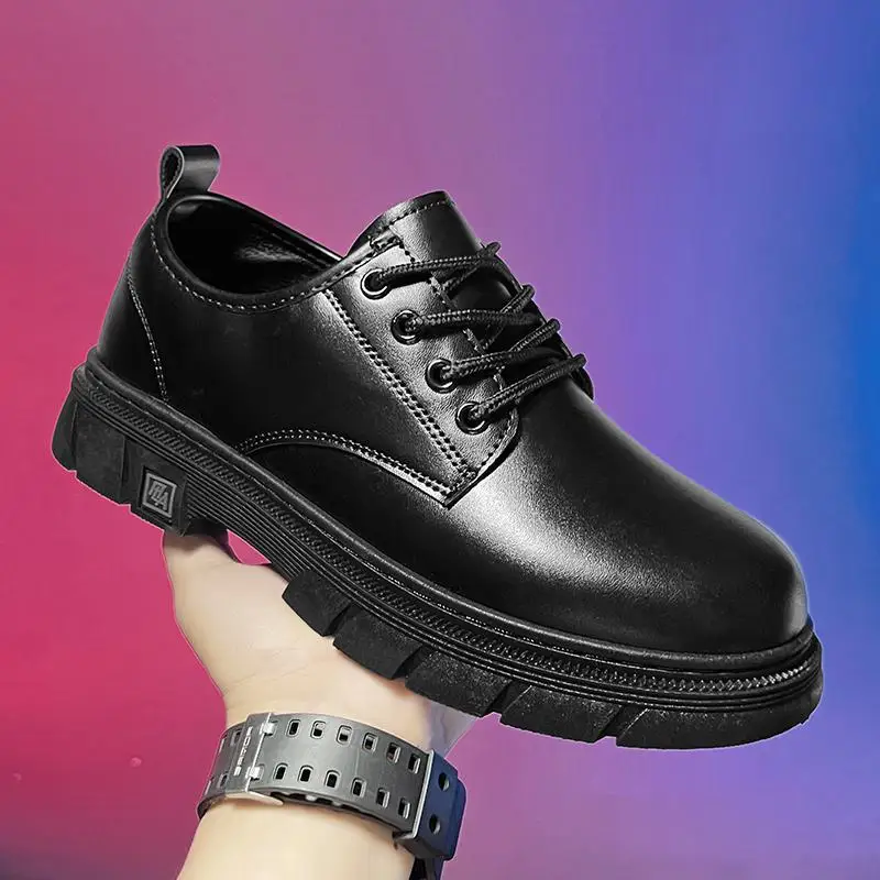 

Мужские кожаные туфли в британском стиле, Классическая деловая Повседневная модная обувь в стиле ретро, осень 2023