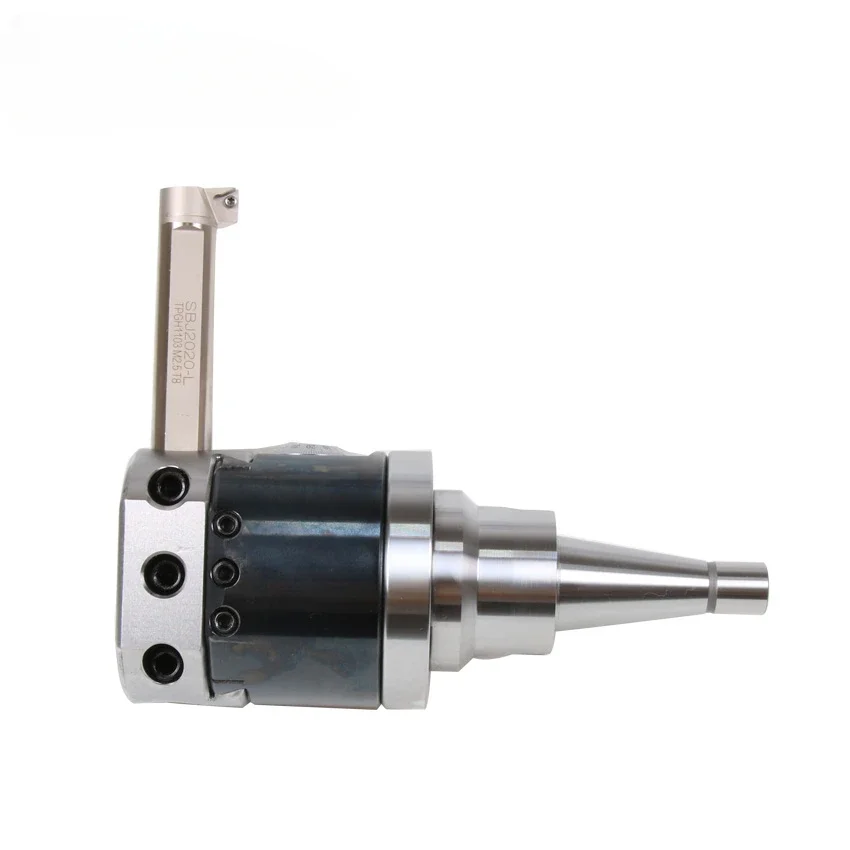 Фото Новая высокоточная режущая головка M12 NT30-NBH2084 CNC 0,01 с микро-инструментом с NT хвостовиком NBH2084, расточные головки с 8 шт. расточных стержней №2
