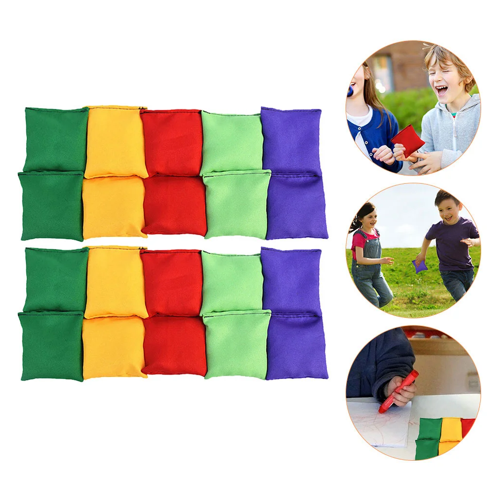 Bean Bags Toss Game Outdoor Party Toy Children throw solid leakproof sandbag Portable gift kids