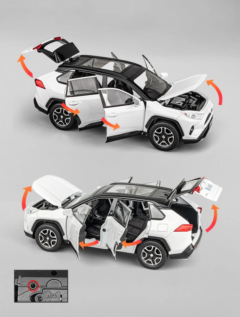 RAV4 SUV 1:22 Ölçekli Model Araba
