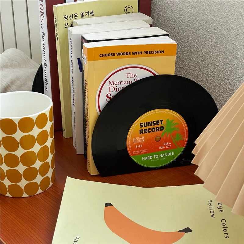 Abs Vinyl Record Bookends Abs Vinyl Book Holder Cd Holder