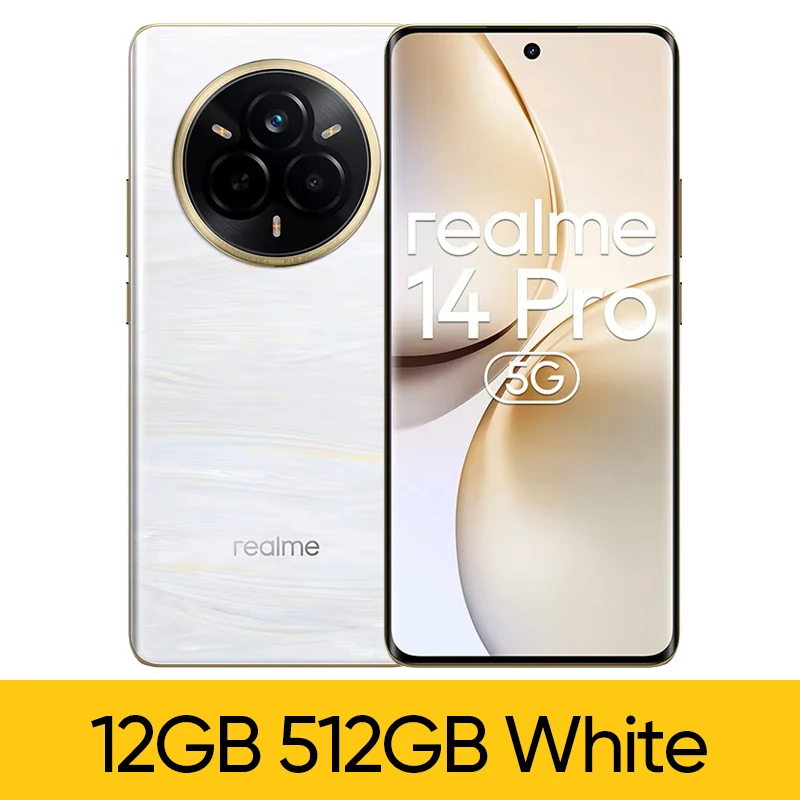 World Premiere] realme 14 Pro 5G Smartphone 6000mAh Battery