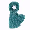 180*80cm Musical Note Print Scarf Smooth Colorful Musical Note Floral Wrap Cotton Voile Casual Musical Note Floral Shawl Ladies 4