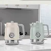 1.7L Retro Electric Kettle With Thermometer 304 Stainless Steel Fast Water Boiling For Tea/Coffee Kettle Auto Power-off 1800W 1