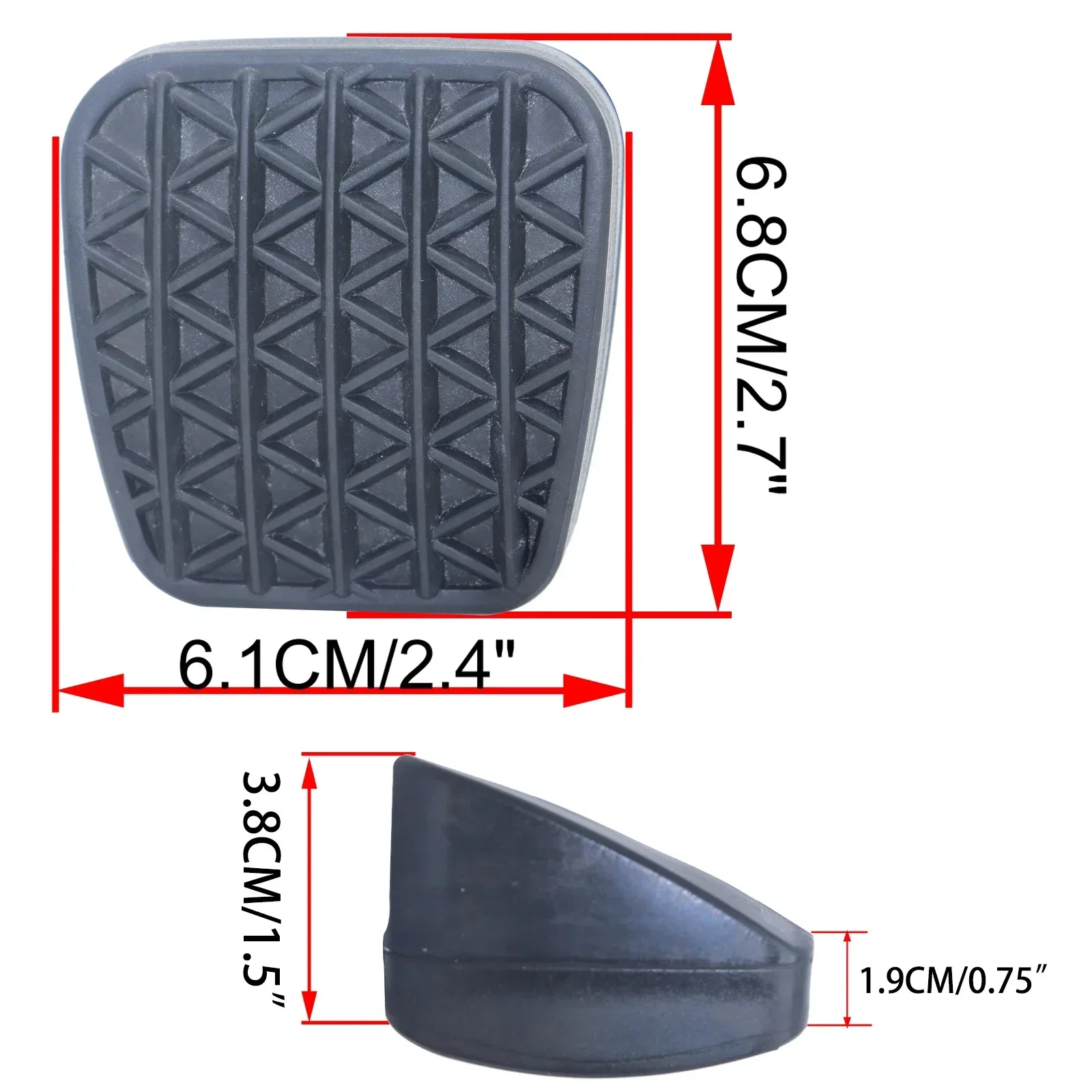 Pastilla De Pedal De Freno 13281359 Reemplazo De Almohadilla De Pedal De Embrague De Alta Resistencia Resistente De Goma Antideslizante Para Vauxhall Astra J | En Línea