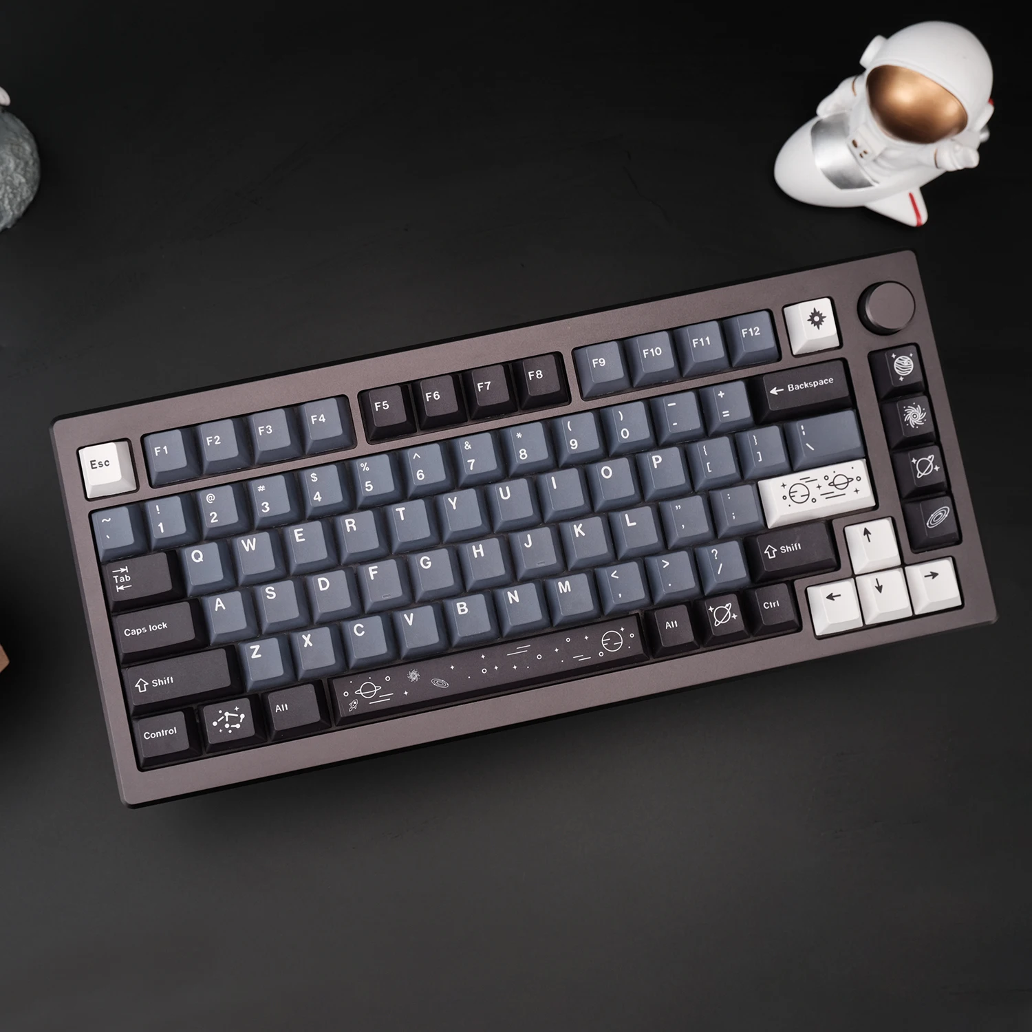 Gmk Galaxy Keycaps para Teclado Mecânico Perfil Cereja Pbt Sublimação de Tintura Interruptor mx com Deslocamento 1.75u 134 Teclas - Imagem 5