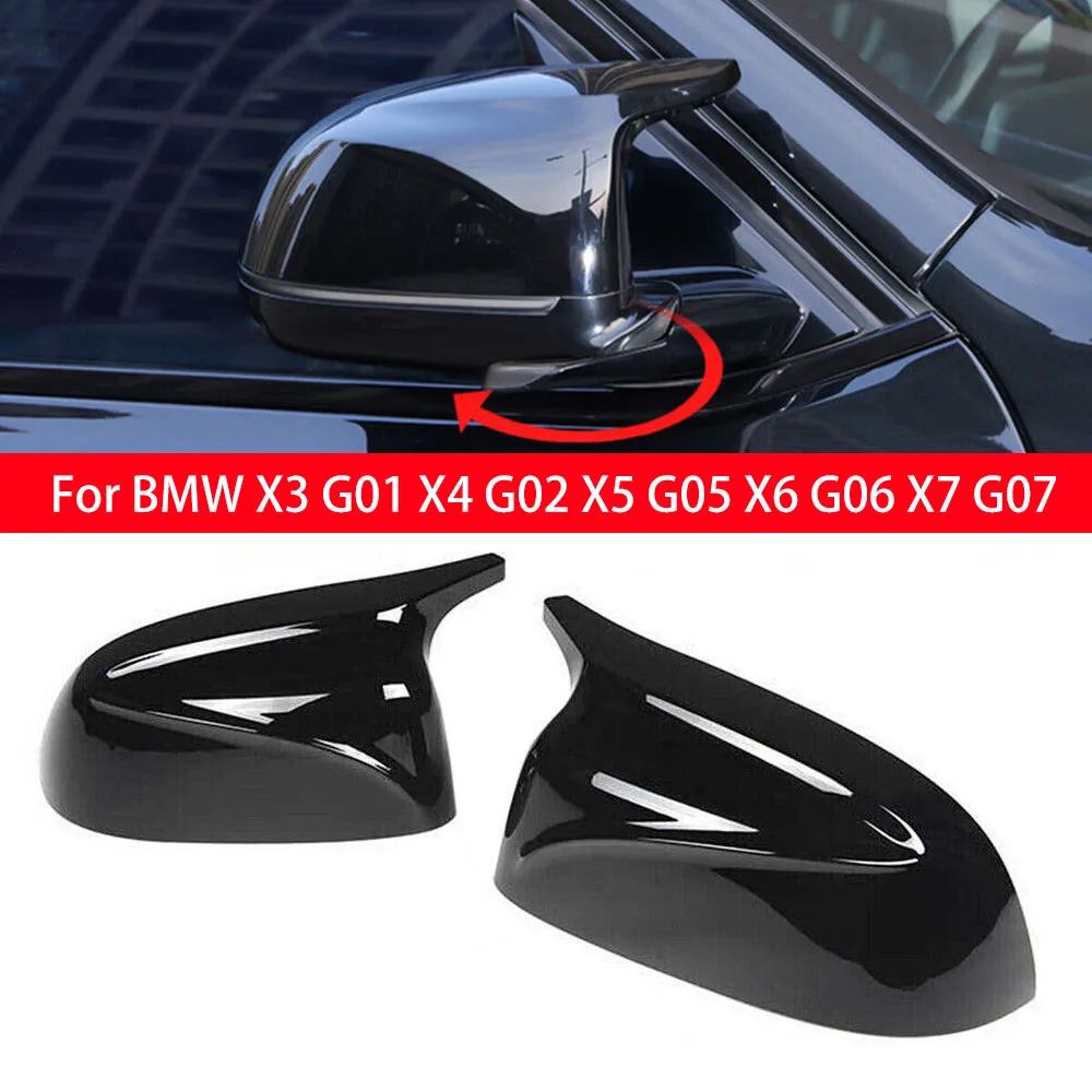 Capa Espelhada Preta Tipo M Para BMW X3 X4 X5 X6 X7 - 2018 A 2023