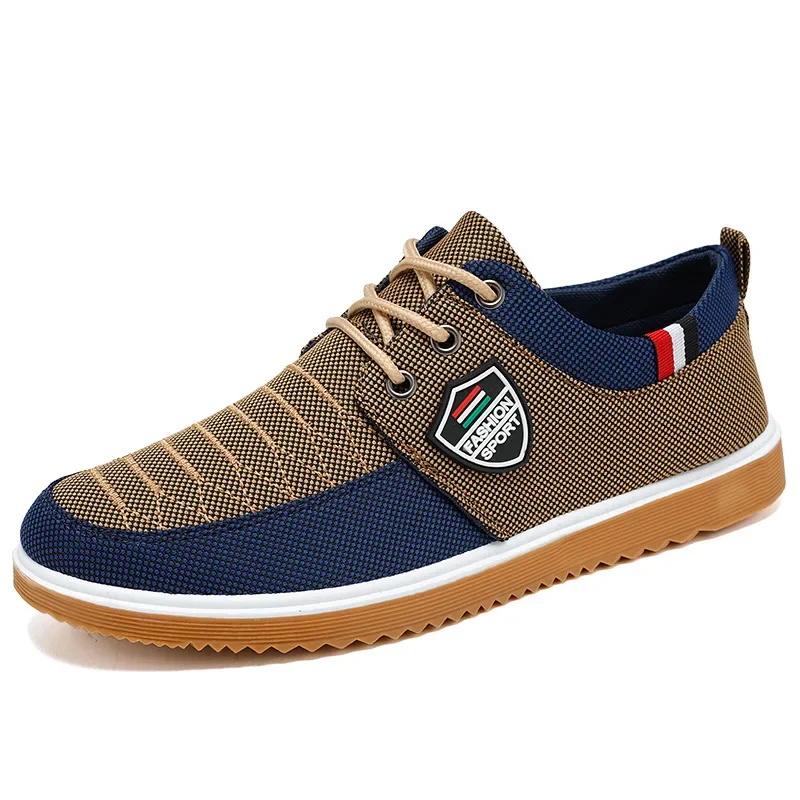 Old Beijing Cloth Shoes Versatile Work Shoes Casual breathable wear-resistant Fashion Lacing Casual Canvas Shoes Large sizes 5