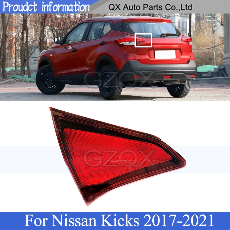

CAPQX INNER Rear Tail light lamp For Nissan Kicks 2017 2018 2019 2020 2021 Rear Brake Light