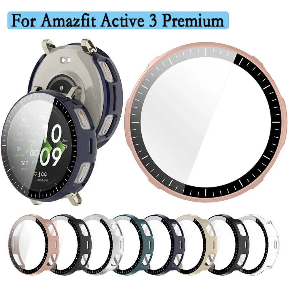 Premium Full Coverage Bumper Case with Tempered Glass Screen Protector