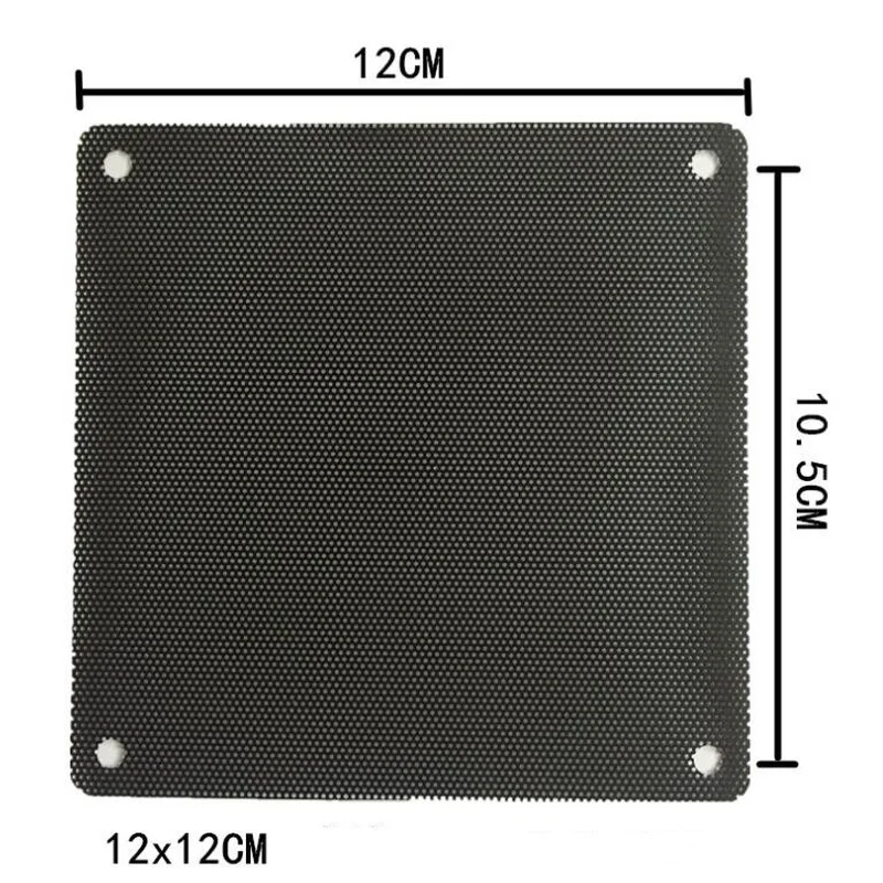 Chassis Cooling Dust Filter 5PCS/lot 120mm Black PVC PC Fan Dust Filter Dustproof Case Computer Mesh Dust Covers Dustproof Filter
