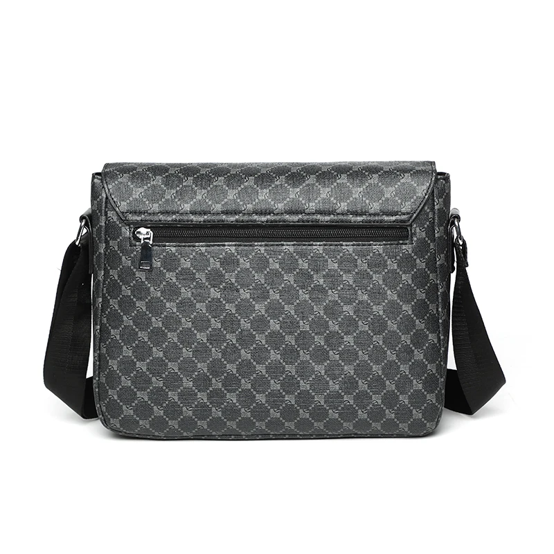 モノグラムロゴ トップジッパー クロスボディ Luxury Brand Large Crossbody Bag for Men Bags Casual Man