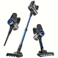 VacniQ-N390 Cordless Vacuum Cleaner, 30Kpa Suction Power, Retractable 250W Vacuum Cleaner for Pet Hair, Carpets and Hard Floors,