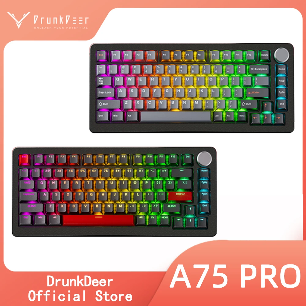 DrunkDeer A75 Pro Rapid Trigger Mechanical Keyboard,TKL Gaming 