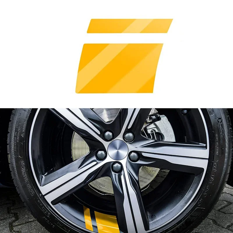 Reflective Wheel Rim Vinyl Warning Stripe Decals - Car Decorative Stickers