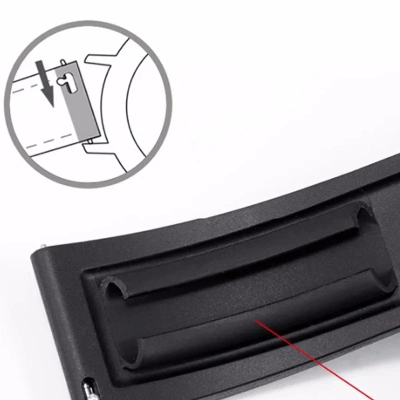 Deluxe Silicone Quick Release Rubber Strap - Universal Watch Band Replacement