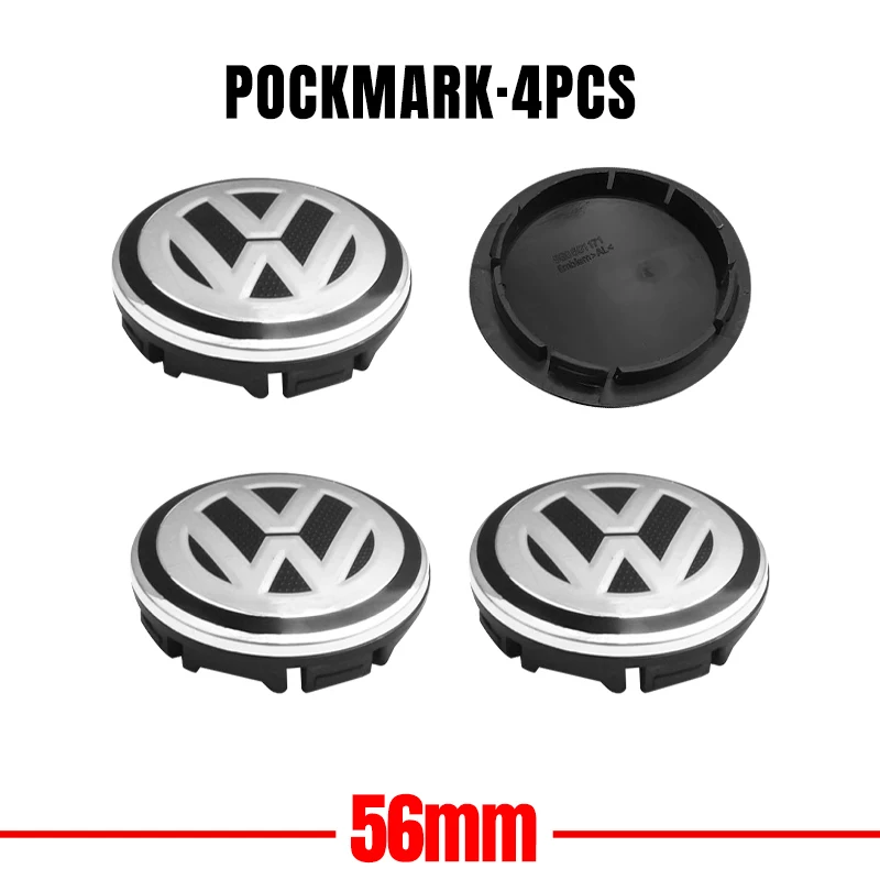 4PCS 56mm 65mm Car Wheel Center Hub Caps Cover for VW Volkswagen Golf Polo Passat Touran Jetta accessories