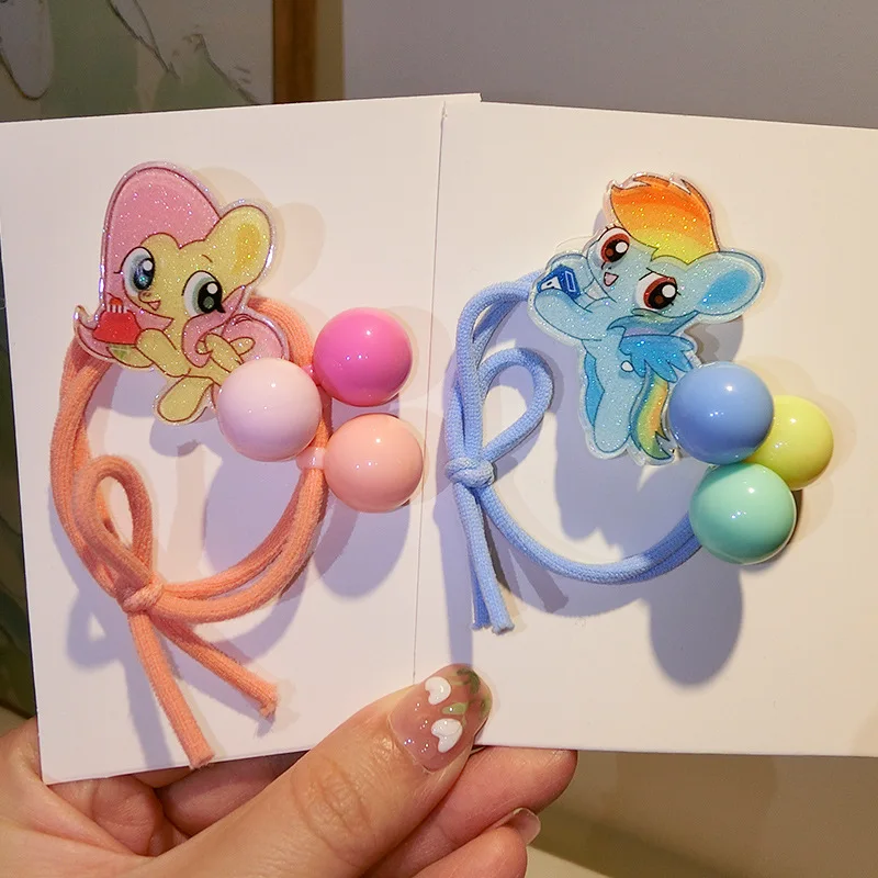 

Резинка для волос Kawaii My Little Pony Pinkie Pie Fluttershy, мультяшная кукла из аниме, резинка, милые аксессуары для волос, подарки для девочек, детские игрушки