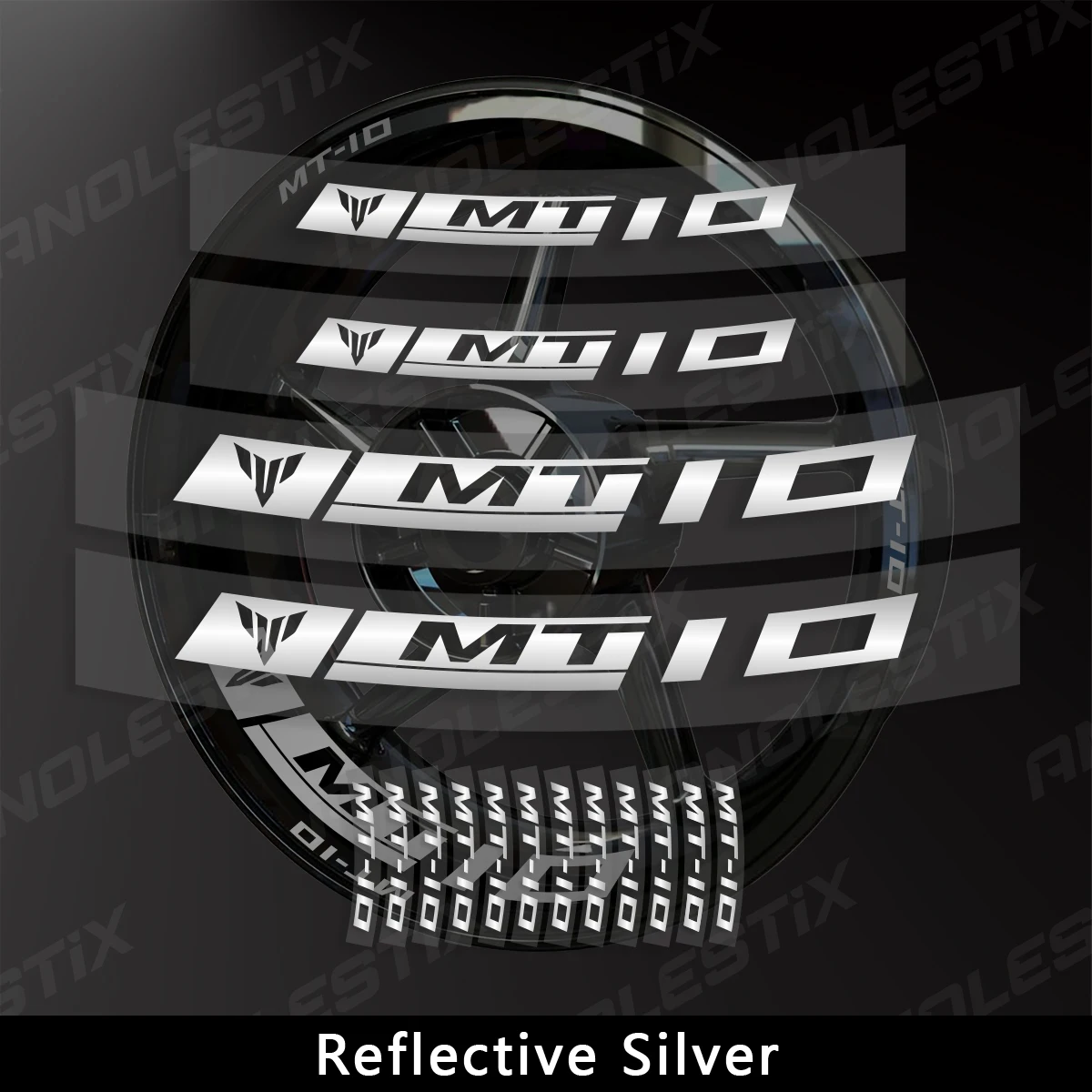 AnoleStix ݻ   ƼĿ  Į  Ʈ , ߸ MT10 MT-10 2019 2020 2021 2022 2023