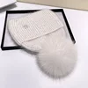 Angora shimmering sequin Beanie Hat Women with Pom Pom Hats Warm  Rabbit Fur Wool Knit Female Fashion Casual Fluffy Winter Hats 3