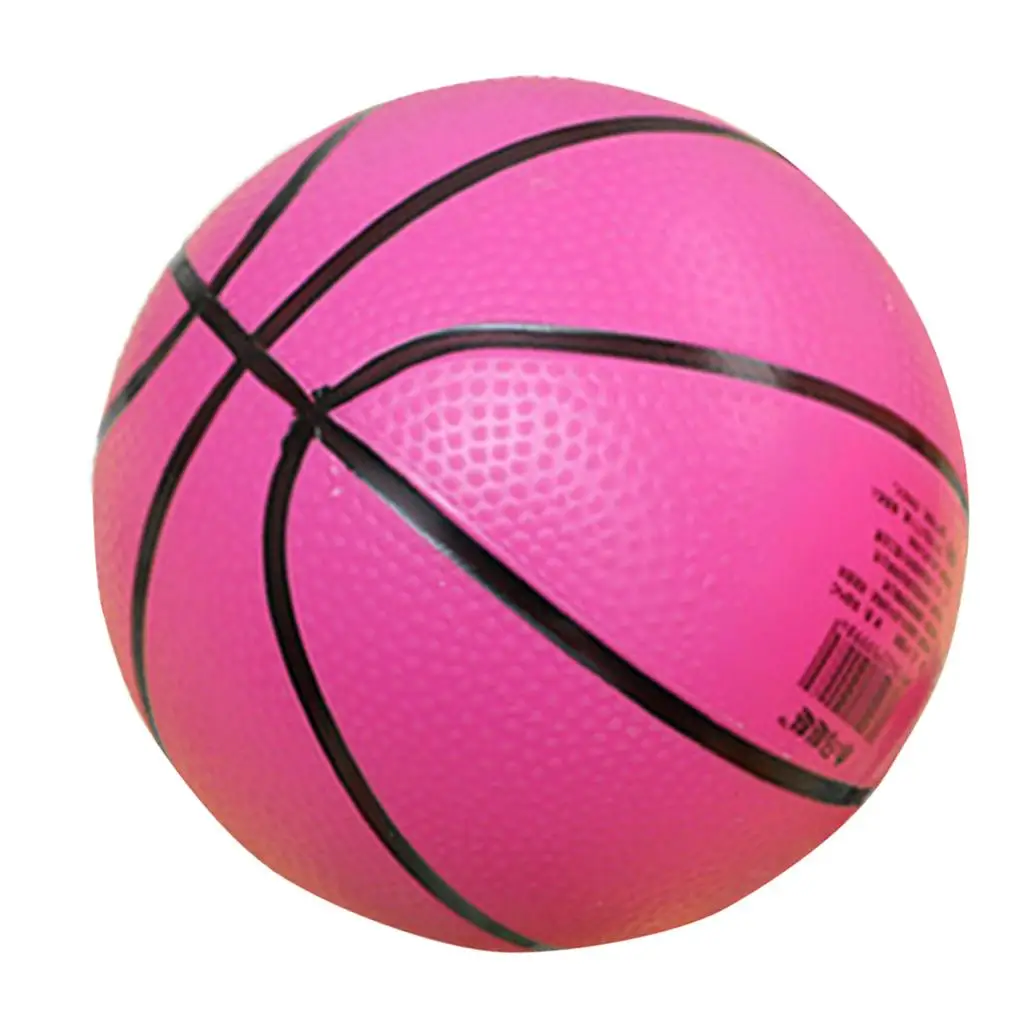 Indoor/Outdoor Game Sport Mini Basketball kids Toy Gift-Rose Red