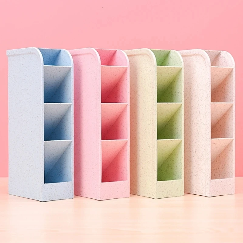 Multi-Layer Pen Holder Cosmetic Brush Storage Holder for Office School Supplies 1pc pen holder