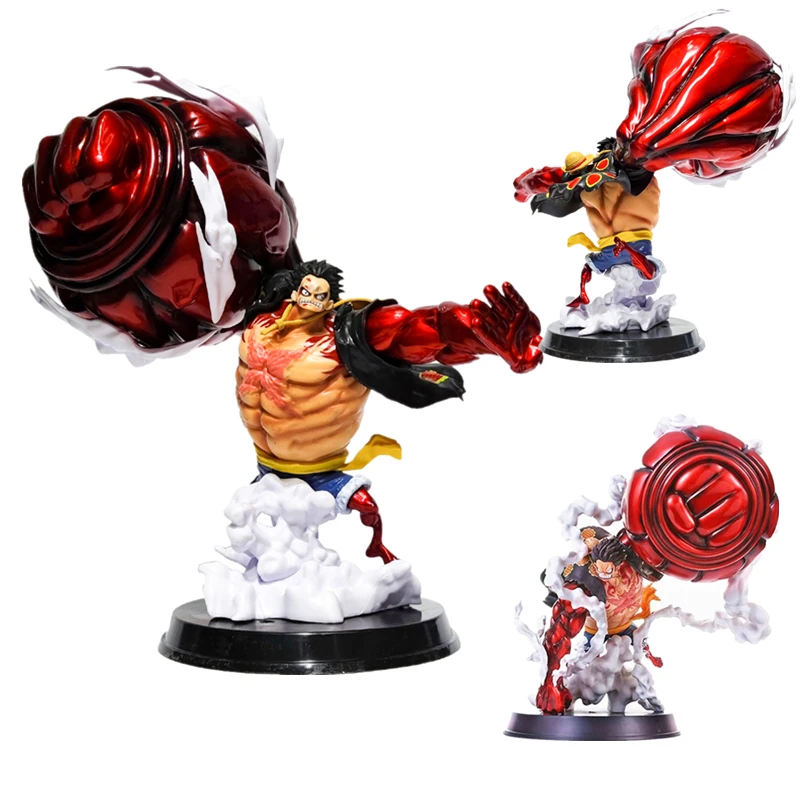 Figurine One Piece Luffy Gear 4 Figure Luffy Gear Quarto Pvc Monkey D Luffy Statue Pvc Action Figurine Statue Modello Da Collezione
