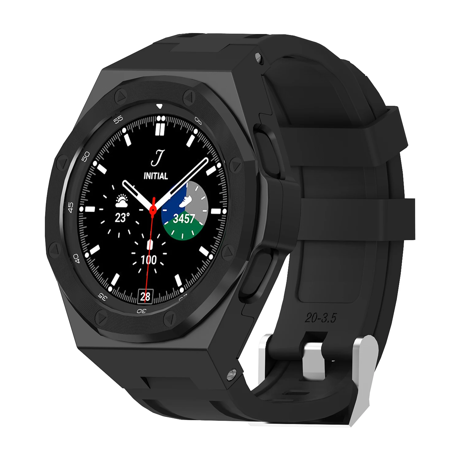 ForSamsungWatch4classic46MMStainlessSteelCaseModificationKit