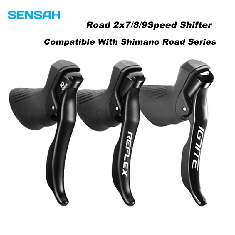 

SENSAH R7 2X8 2X9 Speed IGNITE Road Bikes Shifter Trigger Brake Lever Bicycle Rear Derailleur Groupset for Shimano Tiagra Claris