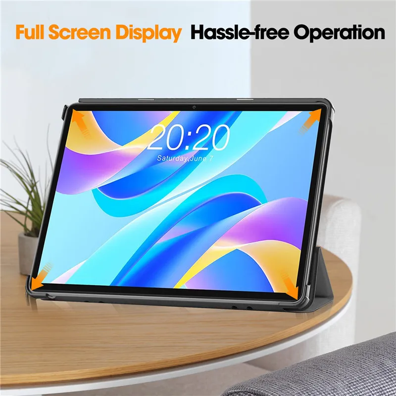 Coque For Teclast T50 Tablet Fold PU Leather Protective Hard PC Tablet Case For Teclast M40 Plus P40HD P30S T 50 Smart Cover_voghion.com