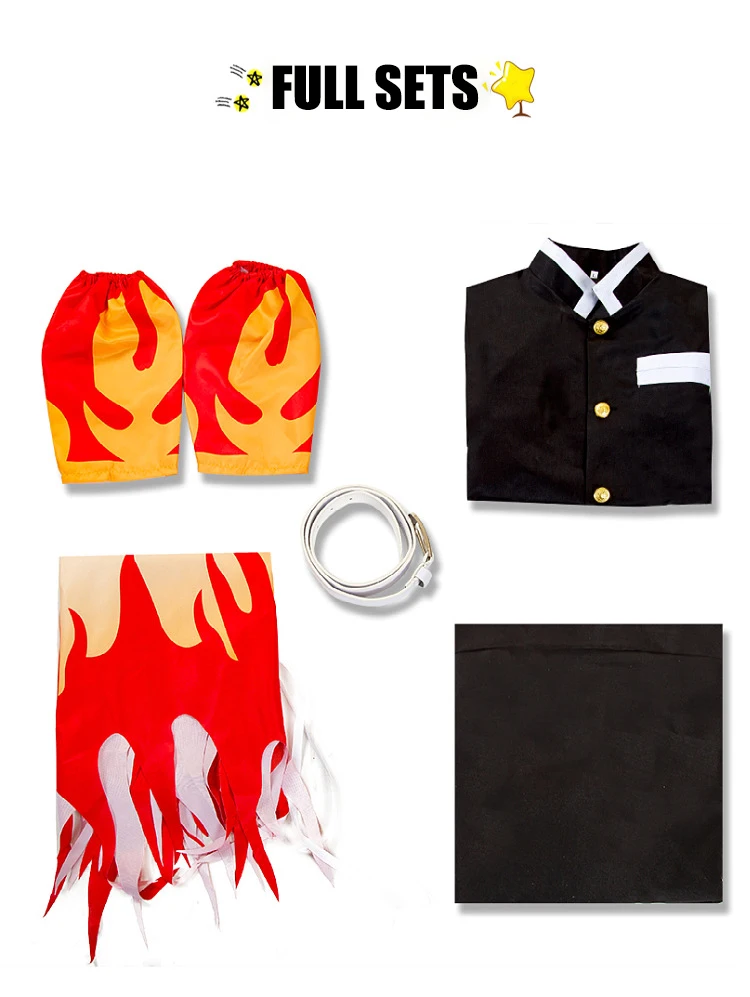 Kyojuro Rengoku Kimetsu no Yaiba cosplay costume