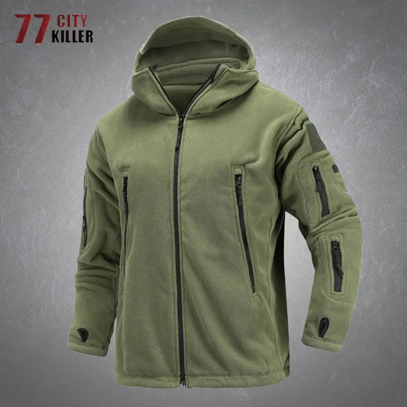Military Tactical Fleece Jacket Men's Tactical Military Jacket
