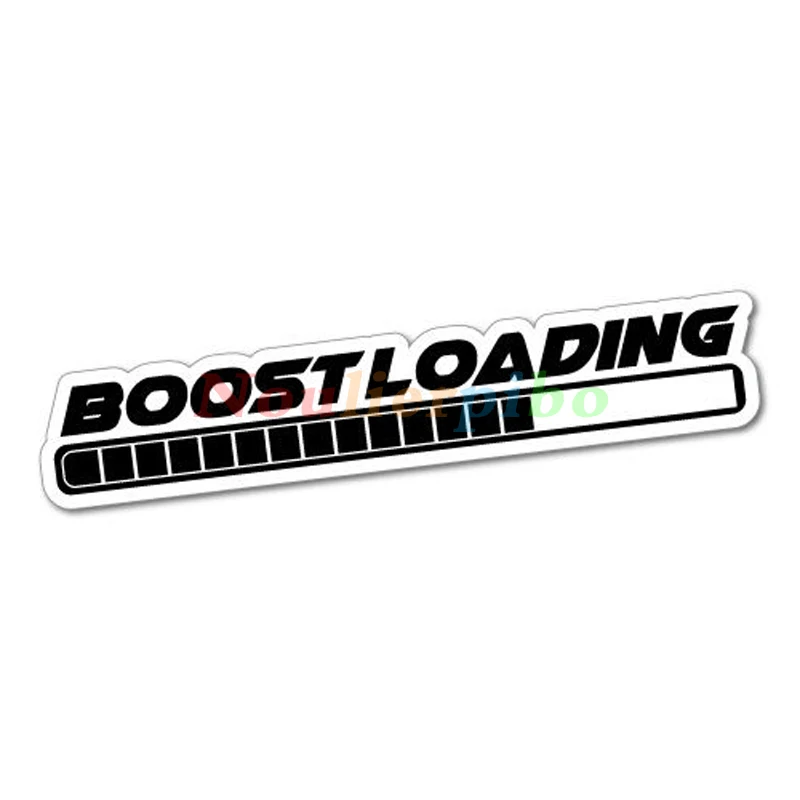 

BOOST LOADING Sticker Decal JDM Car Drift Vinyl Fun Turbo Auto Parts Car Sticker Decal Van Bike JEEP Motocross Racing