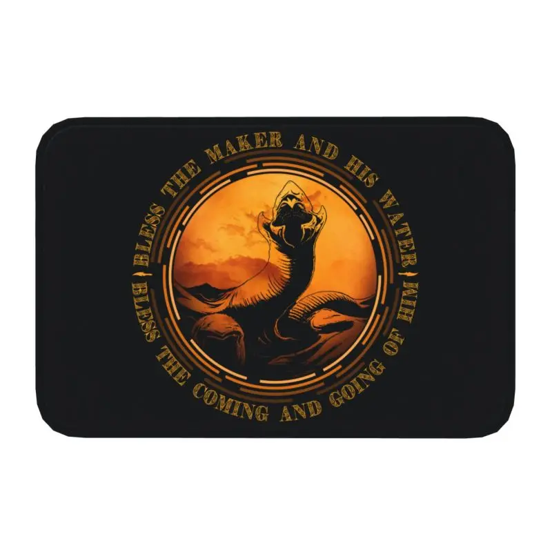 Shai Hulud Tappetino Per Porta D'Ingresso Indoor Waterproof Sci Fi Movie Dune Ber Frank Arrakis Sandworm Floor Bath Ingresso Tappeto Tappeto