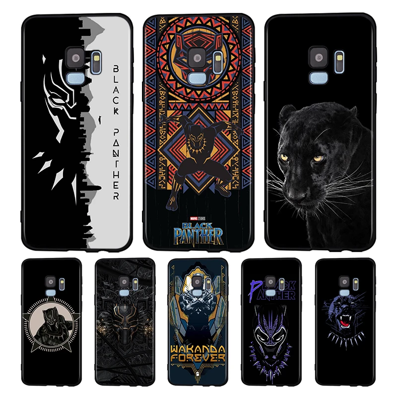 Black Panther Art For Samsung A73 A33 A13 A03S A02S A9 A8 A7 Plus A5 A3 A03 Core Silicone Phone Case| | - AliExpress
