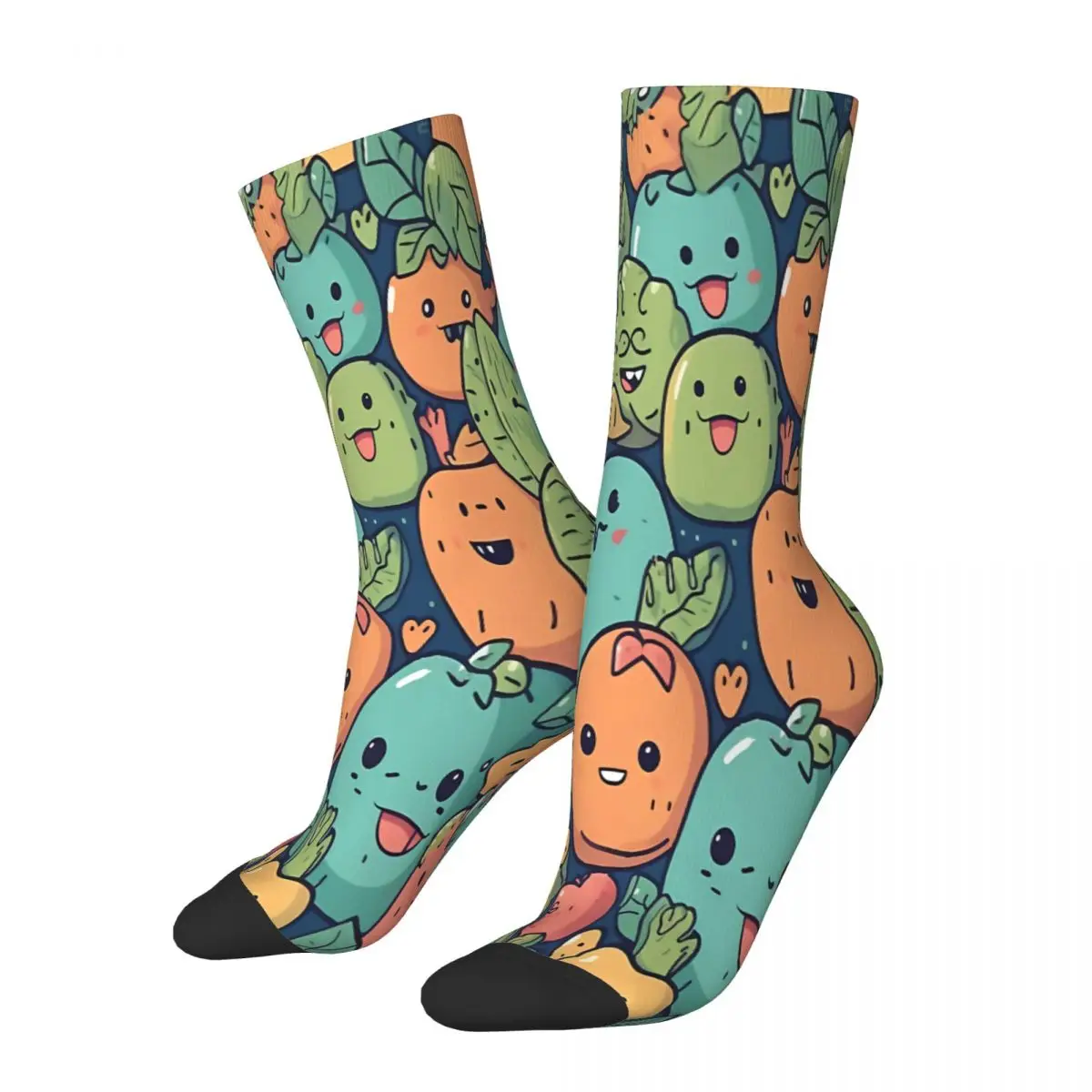 

Kawaii Fruits And Veg Vegetable Socks Male Mens Women Autumn Stockings Harajuku