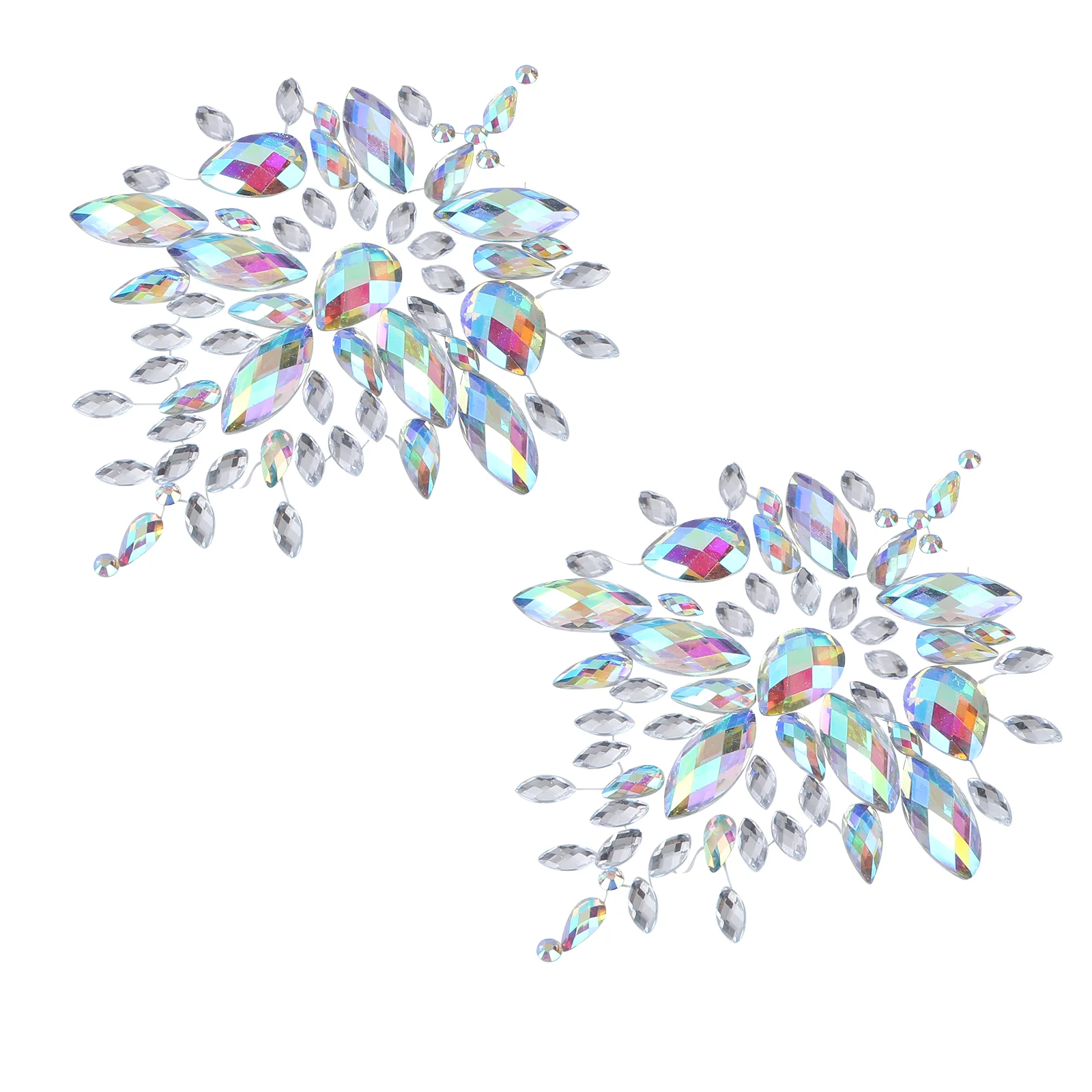 

Breast Sticker Face Jewels for Makeup Chest Gems Rhinestones Jewelry Body Jewlery