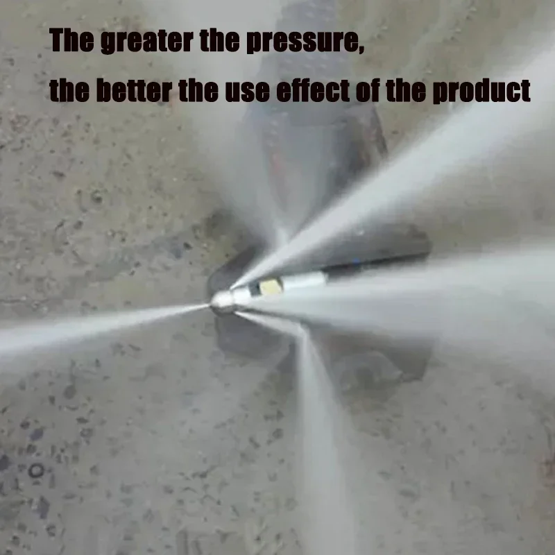 FLEXMAN Ugello Per Pulizia Tubi - Testa Appuntita Per Idropulitrice, Alta Pressione Fino A 5000 PSI - Foto 3