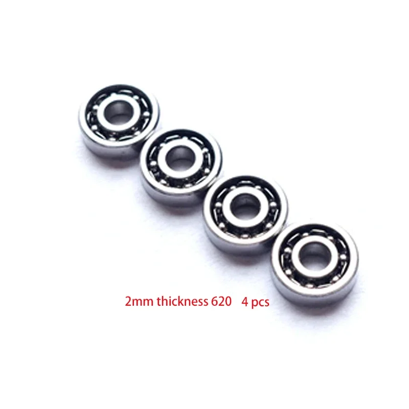 Self-made bearings 620 thickness 2.0mm/2.5mm 4 pcs sale for tamiya mini 4wd chassis/gears 1/32 scale 2