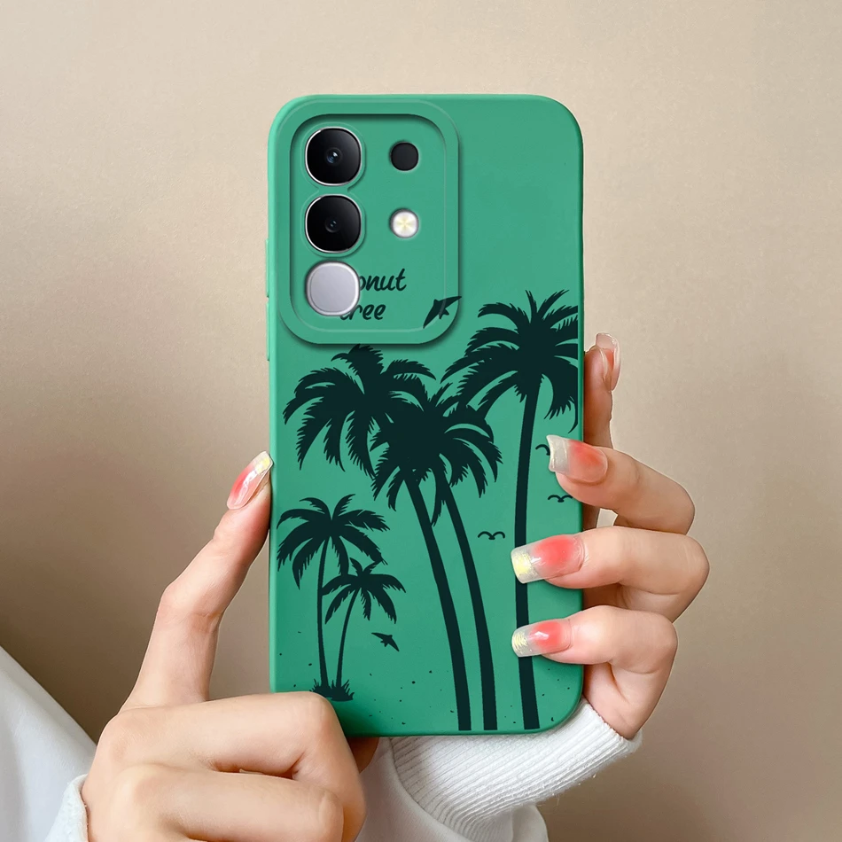 Cute Design Soft Liquid Silicone Shockproof Bumper Phone Case - Full Protection Cover