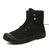2025 New Fashion High Top Canvas Shoes For Men Outdoor Platform Casual Shoes Comfortable Lace Up Men's Sneakers Zapatos Hombres 5