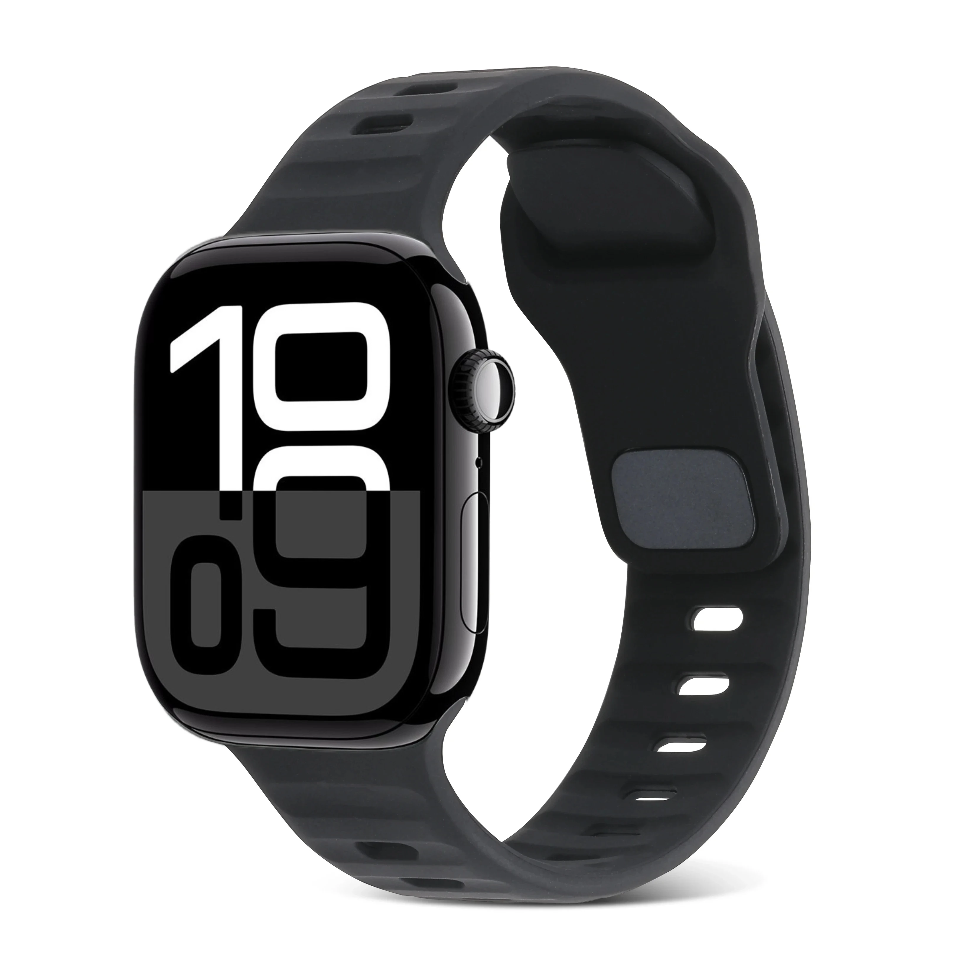 Durable Sports Silicone Strap for Apple Watch - Enhanced Comfort Wristband