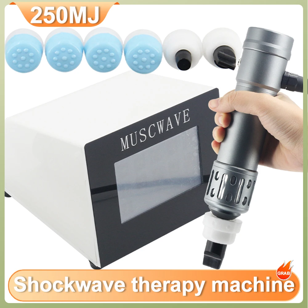 

250MJ Shockwave Chiropractic Tool 2 in 1 ED Treatment Profrssional Shock Wave Therapy Machine Pain Relief Body Relax Massager