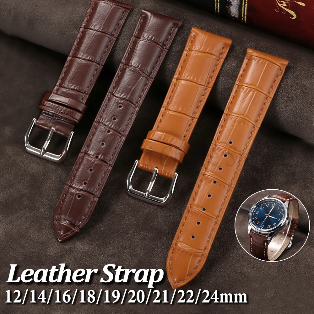 Premium Leather Watch Band - Versatile Fashion Strap